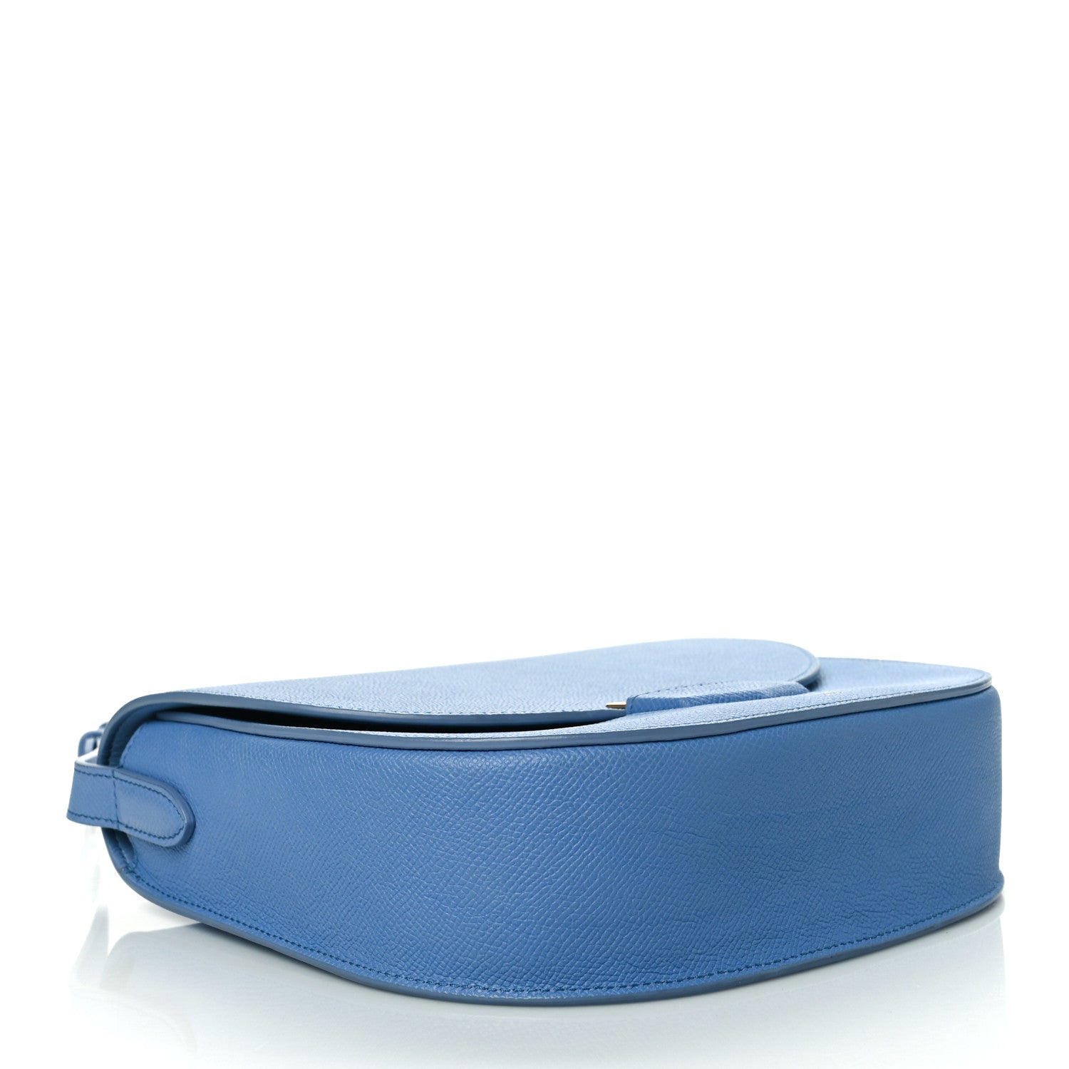 Celine Grained Calfskin Medium Trotteur Porcelain 4 of 10