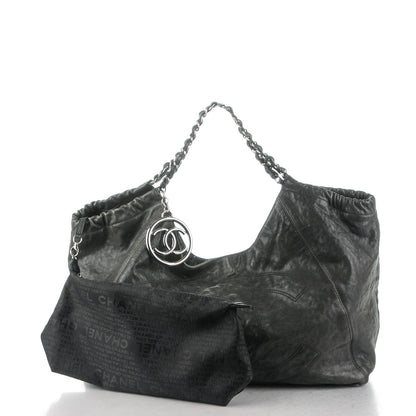 Chanel Distressed Caviar XL Coco Cabas Black 5 of 9