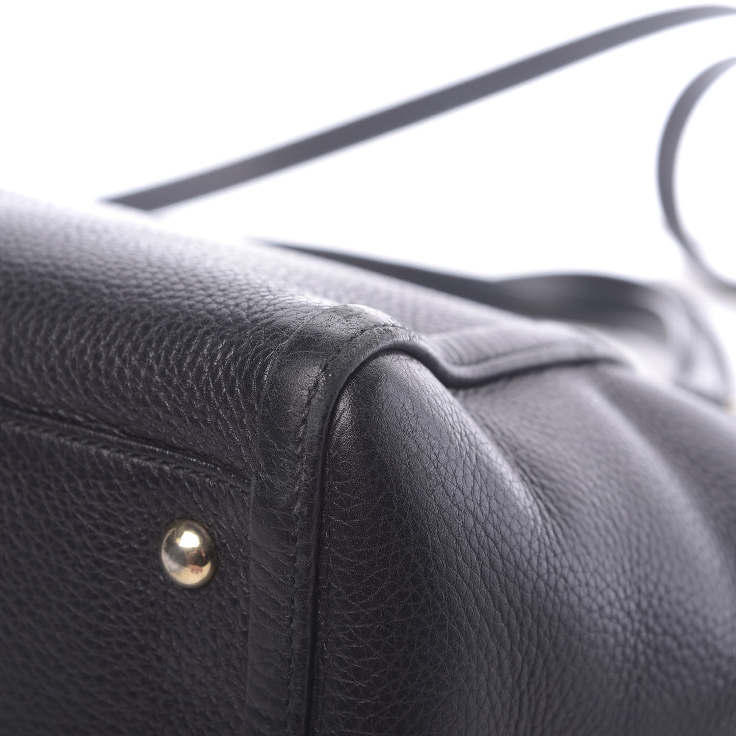 Gucci Pebbled Calfskin Small Soho Top Handle Bag Black 18 of 22