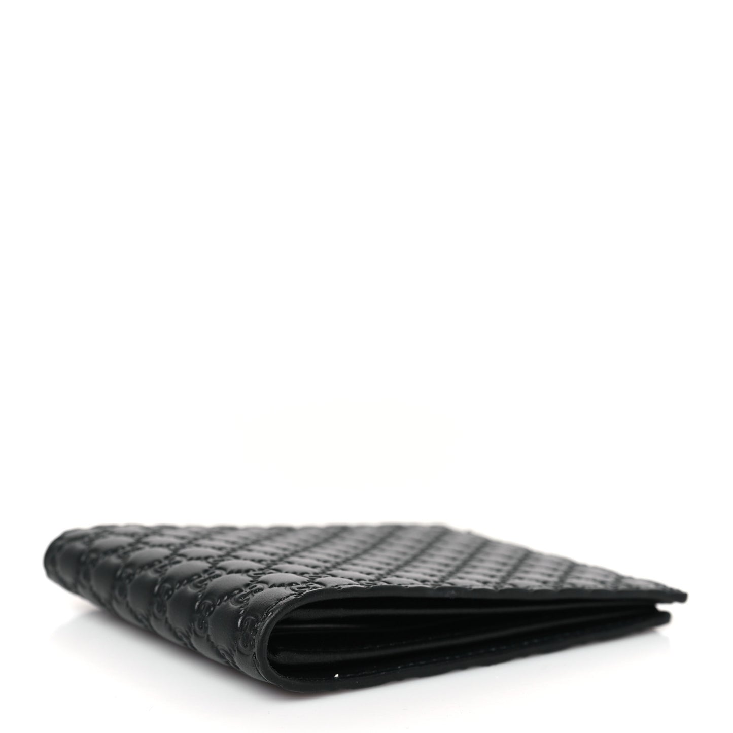 Microguccissima Bi-Fold Wallet Black