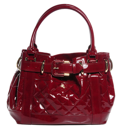 Burberry Patent Quilted Beaton Red 1 of 7