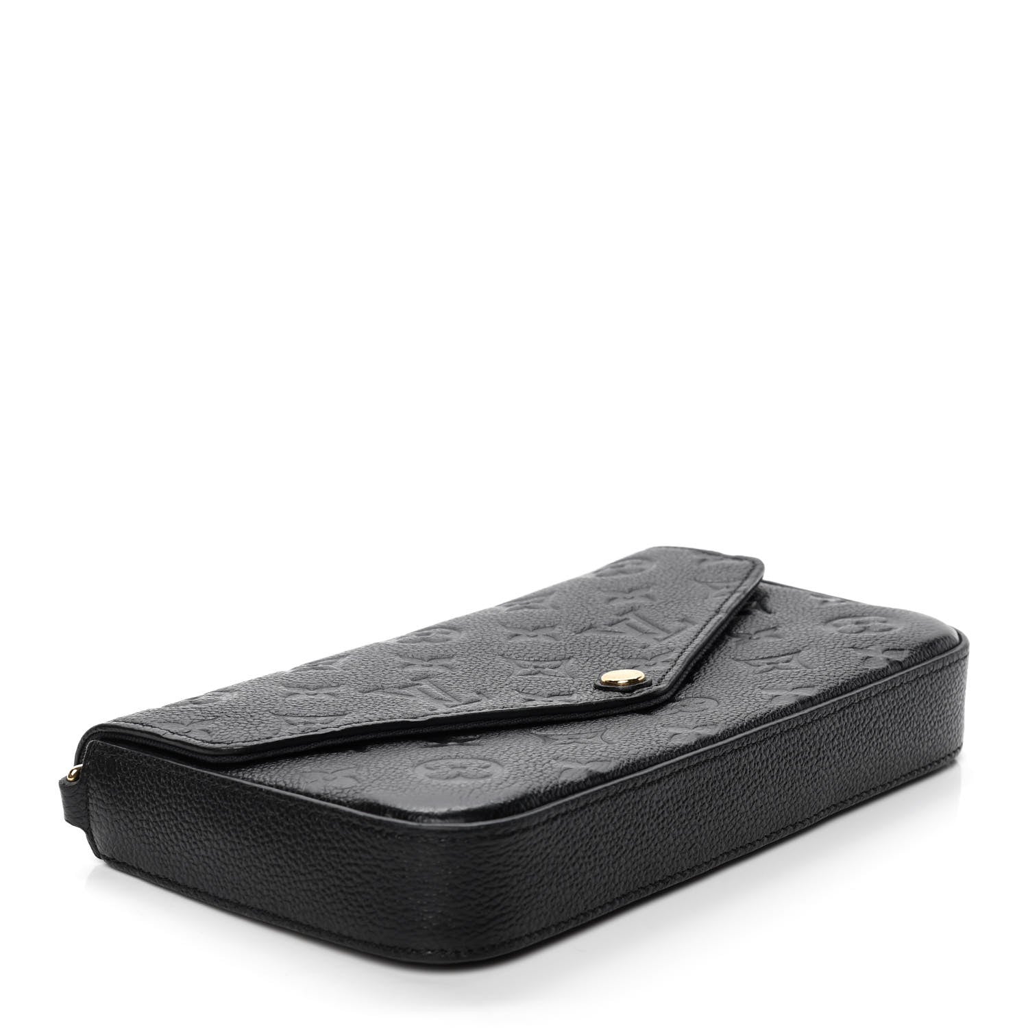 Louis Vuitton Empreinte Pochette Felicie Chain Wallet Black 3 of 5