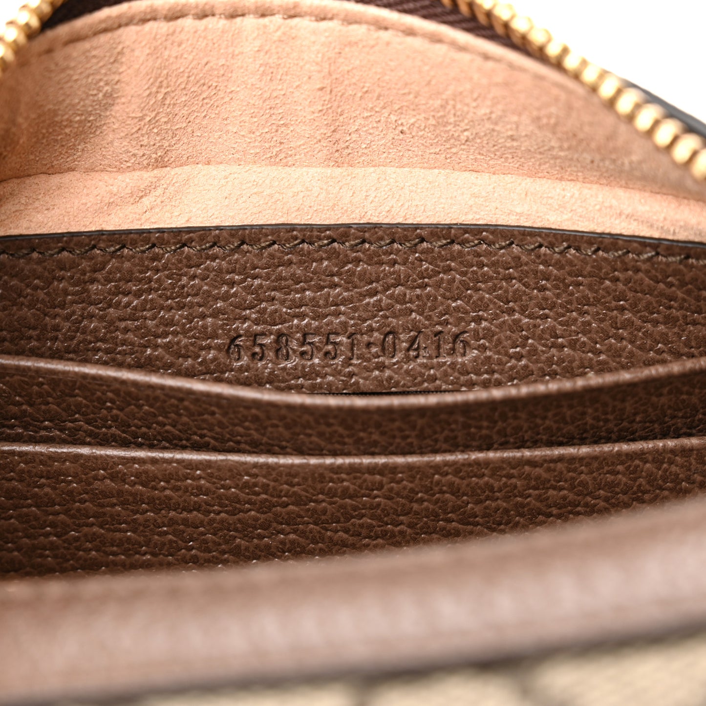 GG Supreme Monogram Textured Calfskin Web Mini Ophidia Half Moon Hobo Beige Ebony New Acero