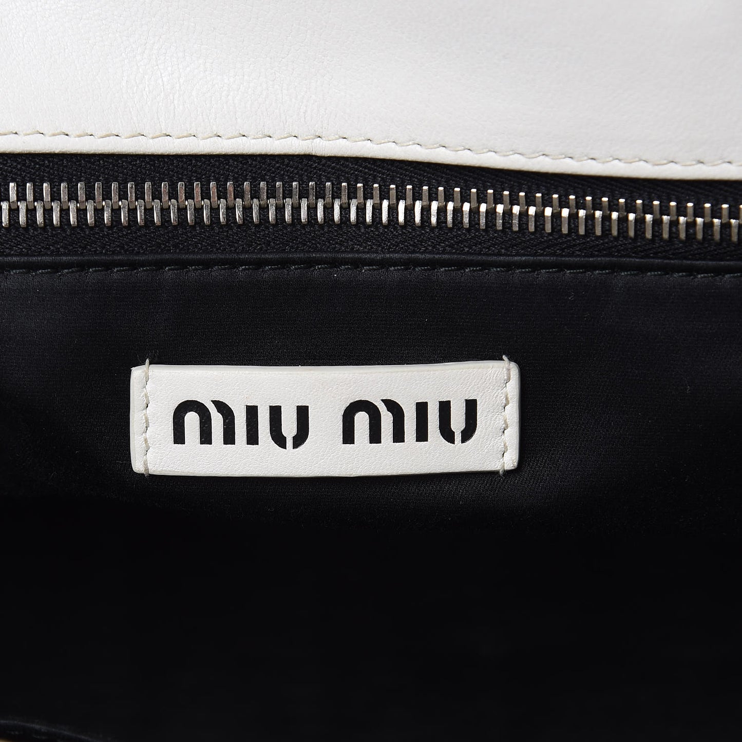 Nappa Matelasse Wicker Basket Bag White Miele