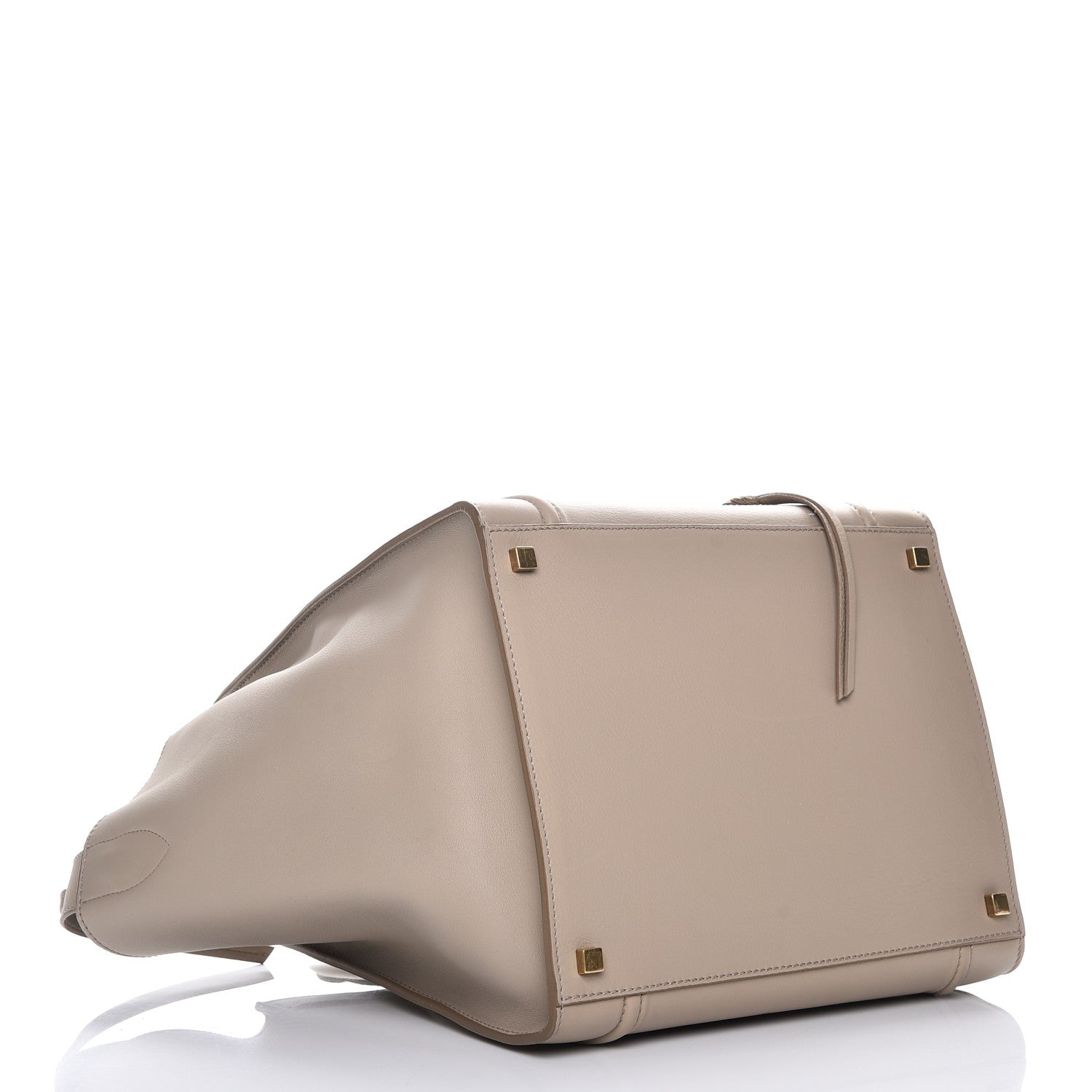 Celine Supple Calfskin Medium Phantom Luggage Beige 4 of 8