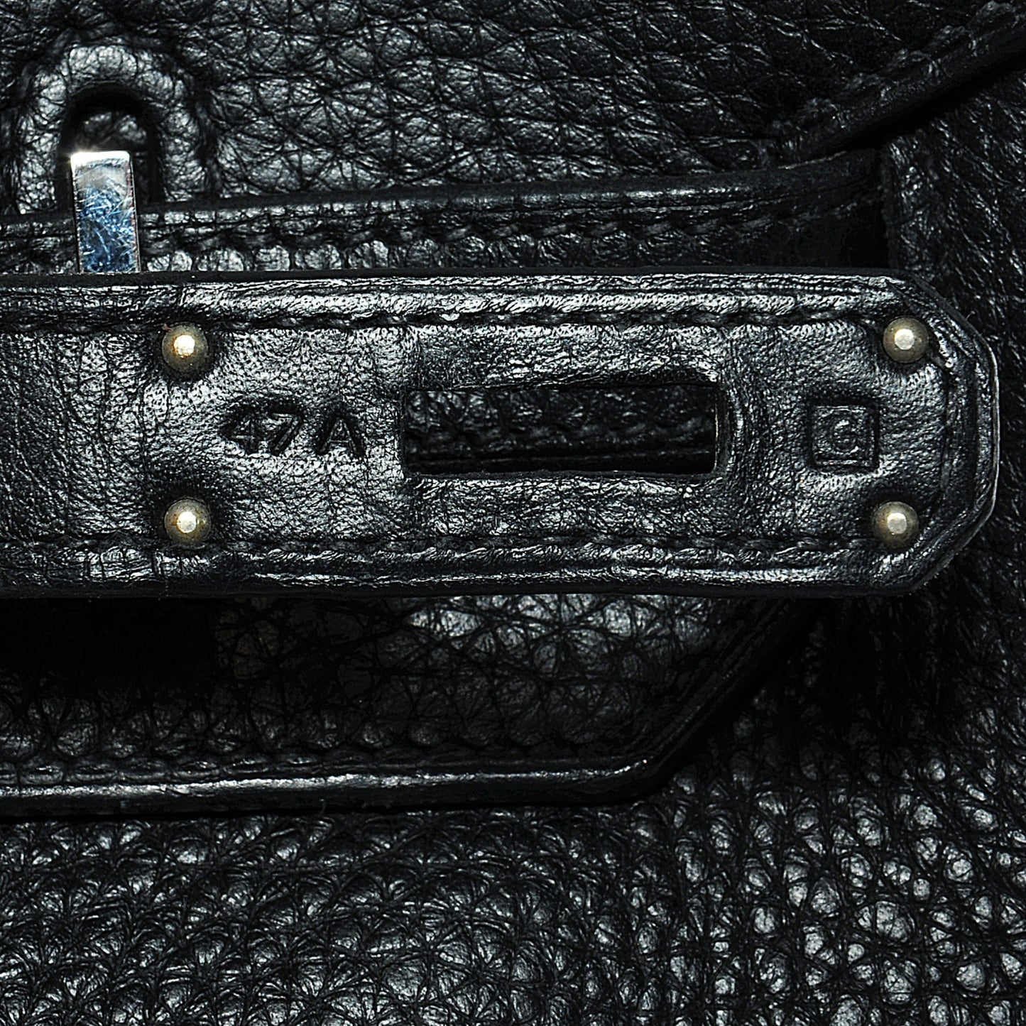 Taurillon Clemence Birkin 35 Black