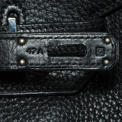 Hermes Taurillon Clemence Birkin 35 Black 3 of 7