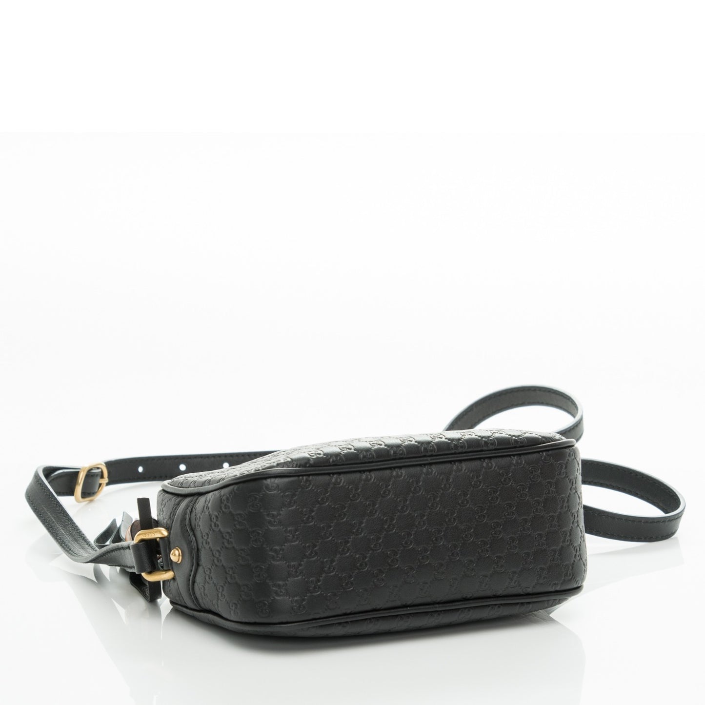 Microguccissima Sunshine Disco Crossbody Bag Black