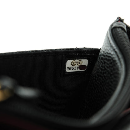 Chanel Caviar Quilted Wallet On Chain WOC Black 8 of 8