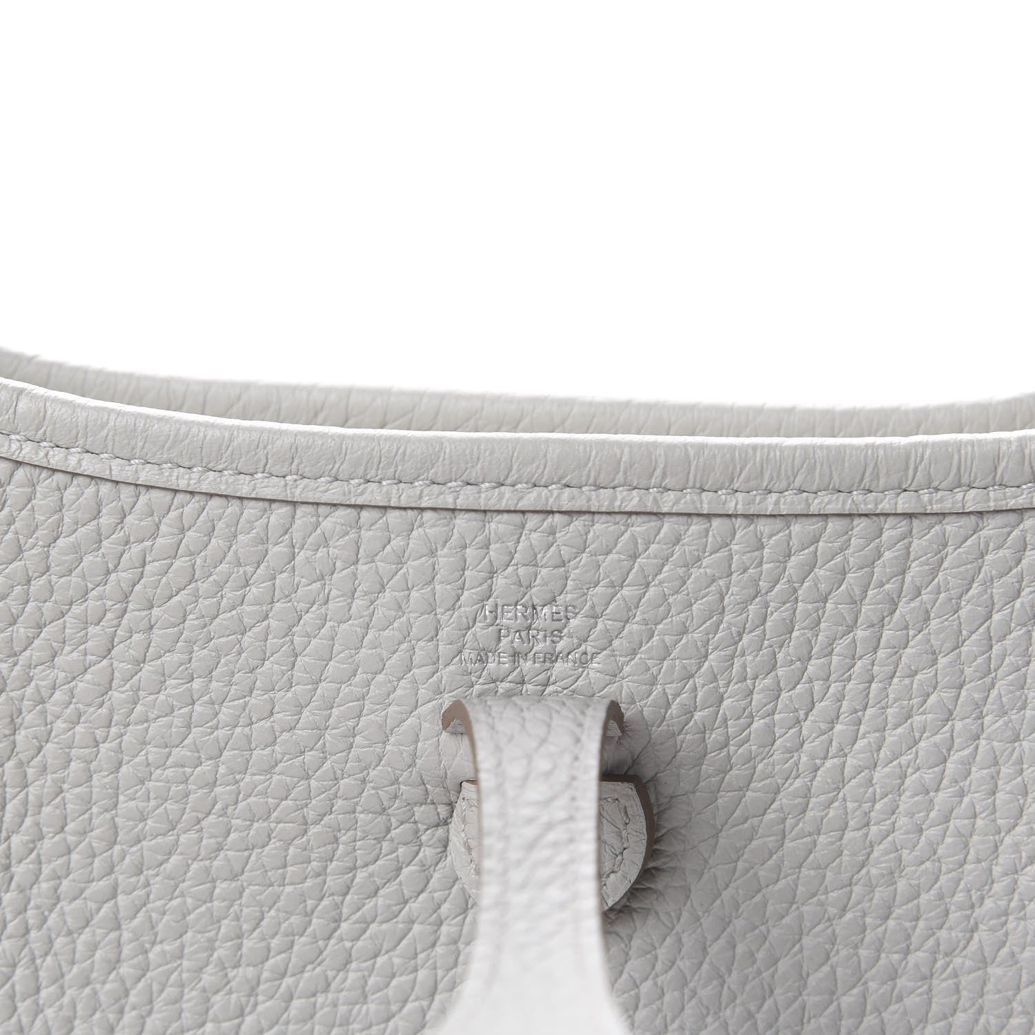 Hermes Taurillon Clemence Amazone Evelyne TPM Gris Perle Etain 8 of 9