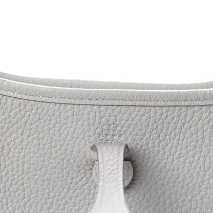 Hermes Taurillon Clemence Amazone Evelyne TPM Gris Perle Etain 8 of 9