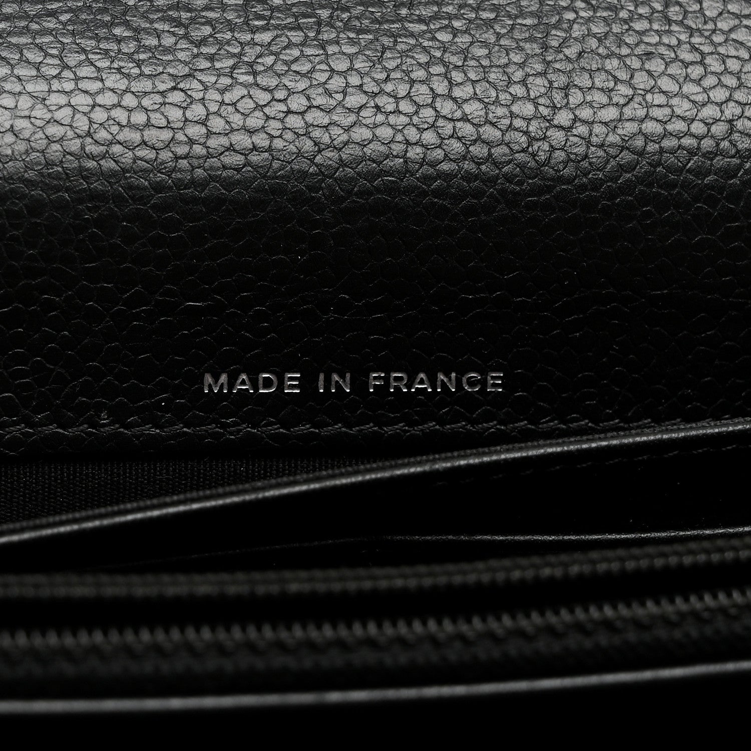 Chanel Caviar Chevron Quilted Boy Flap Wallet Black 7 of 8