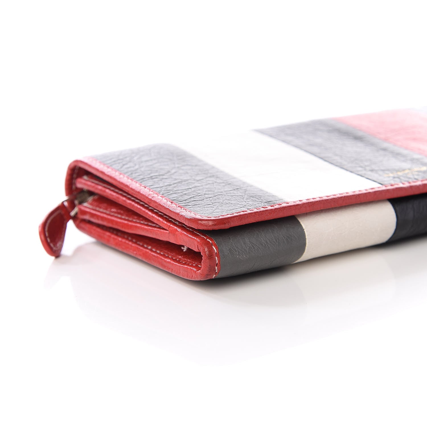 Balenciaga Agneau Arena Multicolore Bazar Money Wallet Grey White Black Red Blue 5 of 9