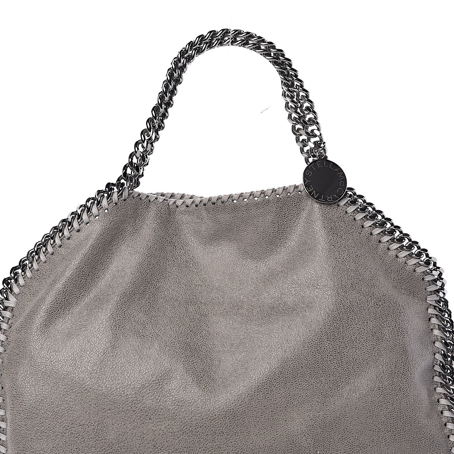 Stella McCartney Shaggy Deer Falabella Fold Over Tote Grey 7 of 10