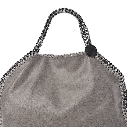 Stella McCartney Shaggy Deer Falabella Fold Over Tote Grey 7 of 10