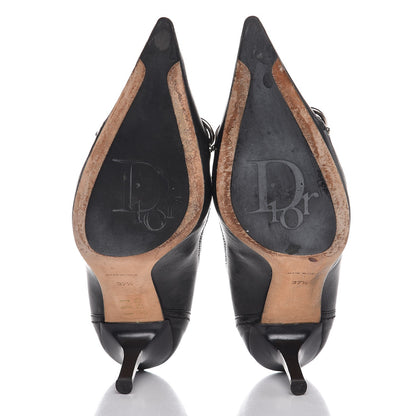 Christian Dior Soft Calfskin My Dior Pumps 38.5 Black 37.5 Black 7 of 14
