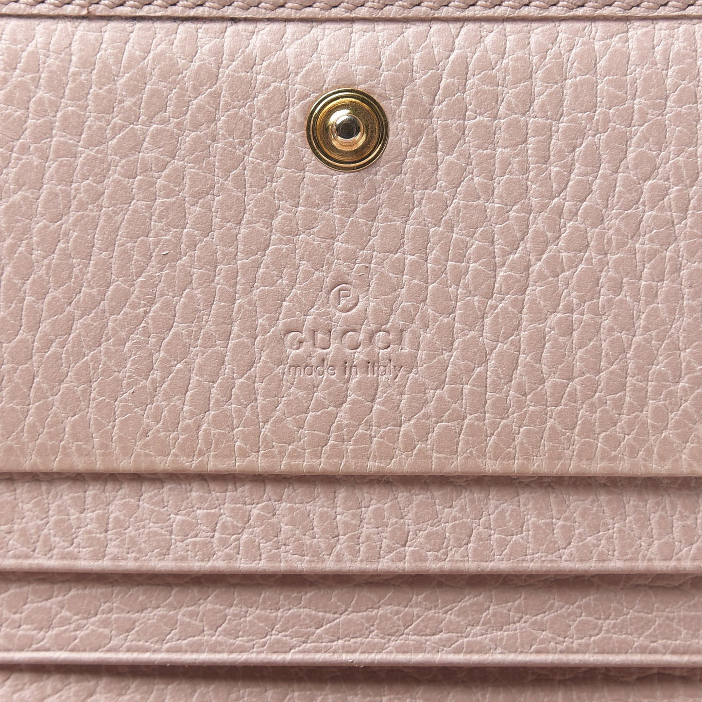 Dollar Calfskin GG Marmont Card Case Perfect Pink