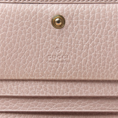 Gucci Dollar Calfskin GG Marmont Card Case Perfect Pink 5 of 13