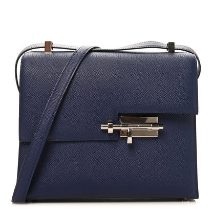 Hermes Epsom Verrou 21 Bleu Agate 1 of 10