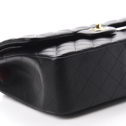 Chanel Lambskin Quilted Jumbo Double Flap Black 6 of 14