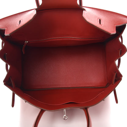 Hermes Togo Birkin 35 Rouge Casaque 7 of 30