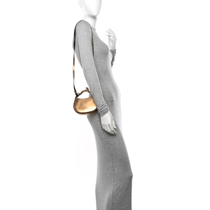 Lanvin Metallic Calfskin Nano Cat Hobo Gold 2 of 9