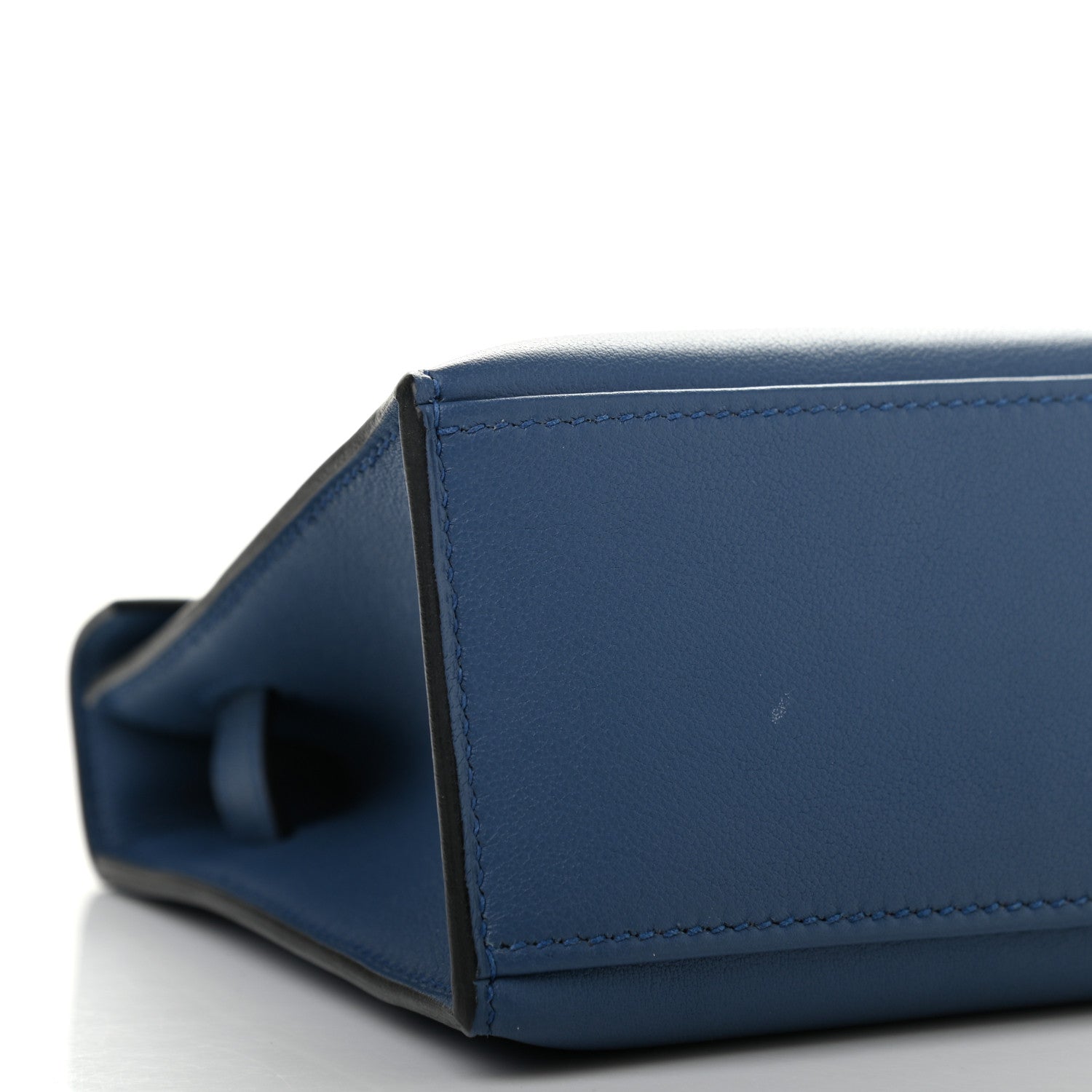 Hermes Swift Kelly Pochette Clutch Bleu Agate 8 of 11