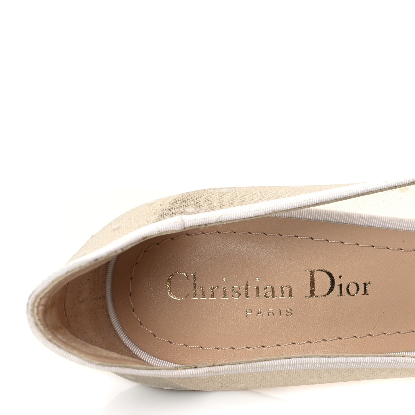 Mesh Plumetis Tulle D-Moi Pumps 39.5 White