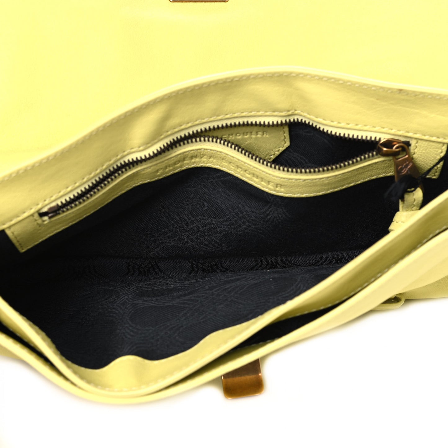 Lambskin PS1 Pochette Clutch Banana