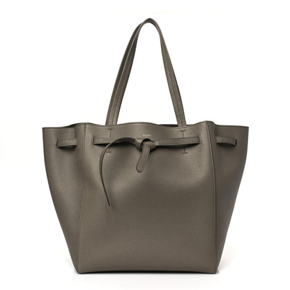 Celine Soft Grained Calfskin Small Belt Cabas Phantom Taupe 1 of 10