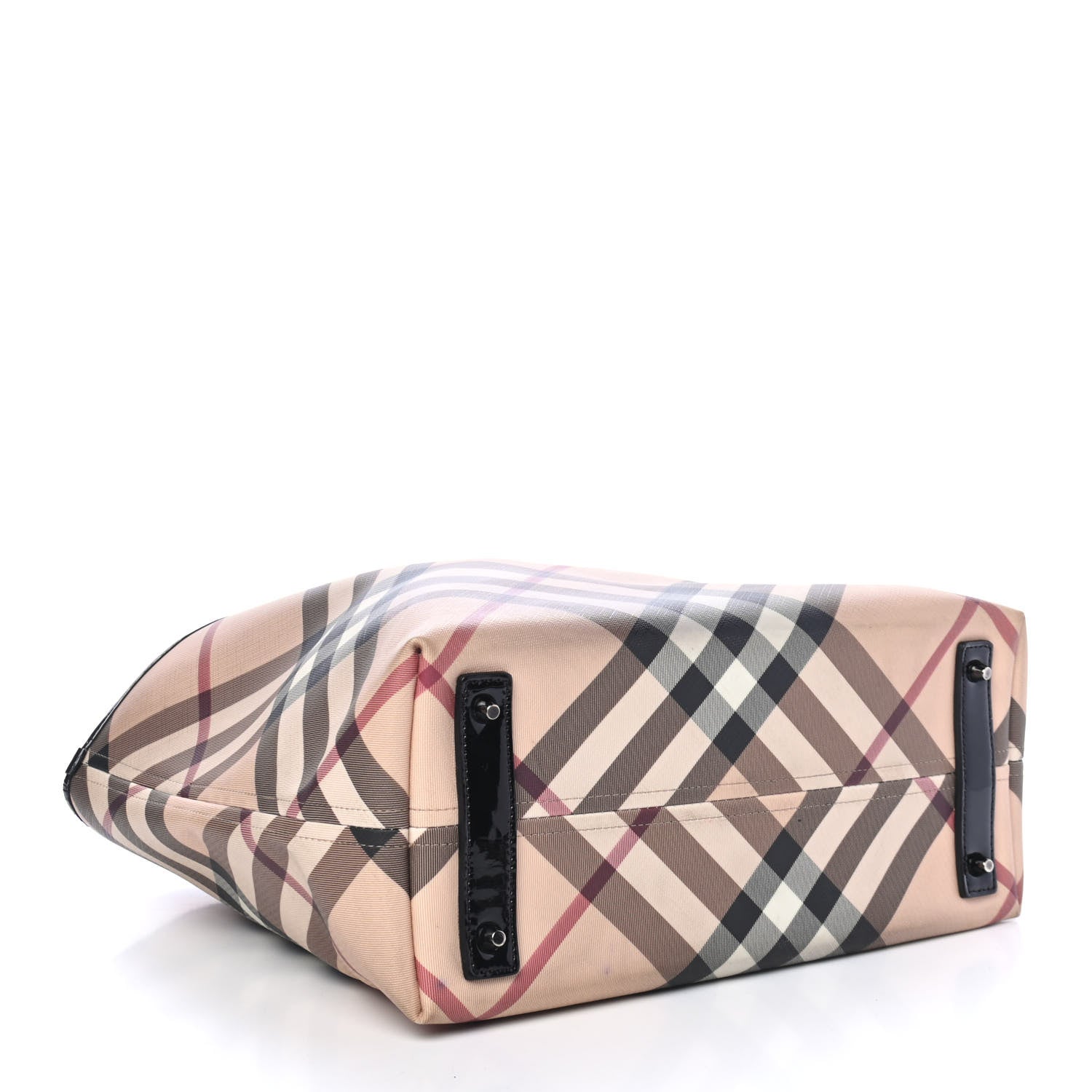 Burberry Nova Check Large Nickie Tote Black 3 of 5