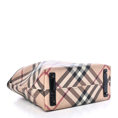 Burberry Nova Check Large Nickie Tote Black 3 of 5