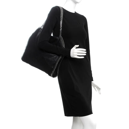 Stella McCartney Shaggy Deer Small Falabella Tote Black 2 of 7