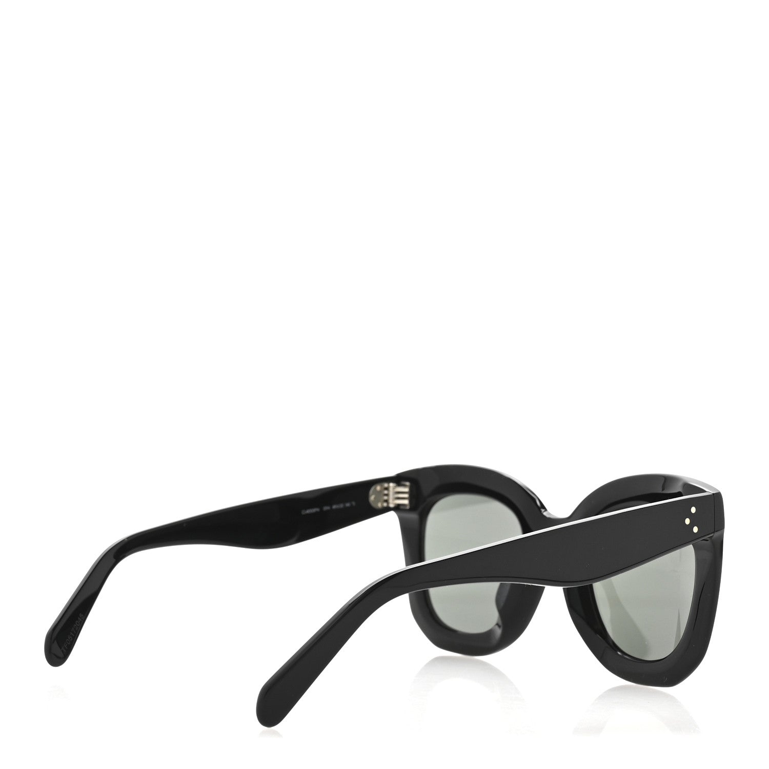 Celine Oversized Round Sunglasses CL4005FN Black 4 of 8
