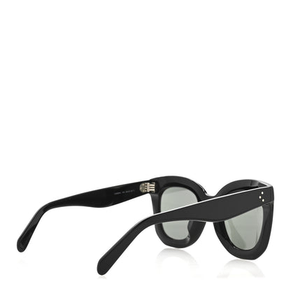 Celine Oversized Round Sunglasses CL4005FN Black 4 of 8