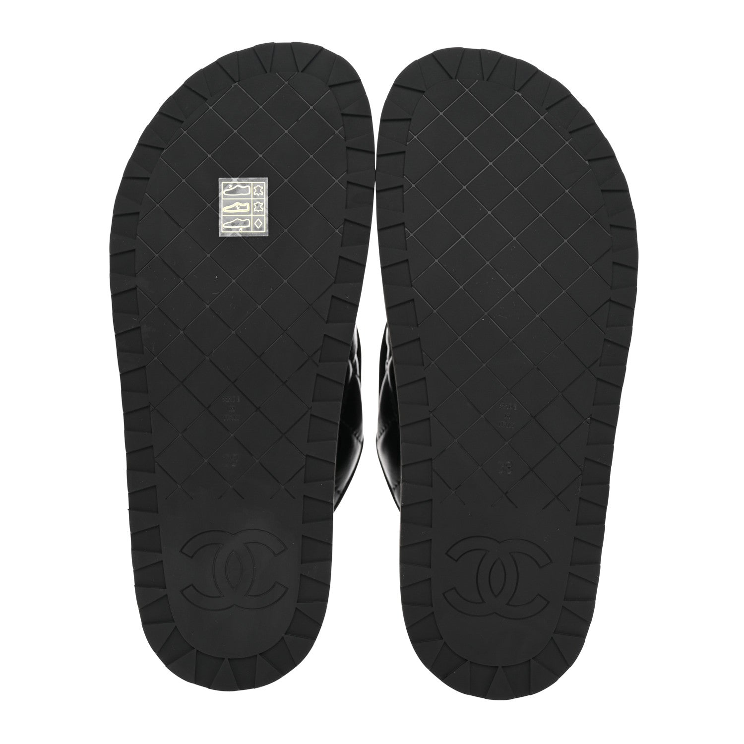 Chanel Lambskin Quilted CC Turnlock Mules 38 Black 5 of 11