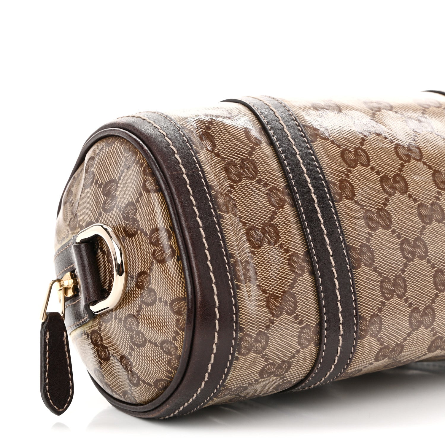 Gucci Crystal Monogram Duchessa Small Boston Bag Brown 9 of 10