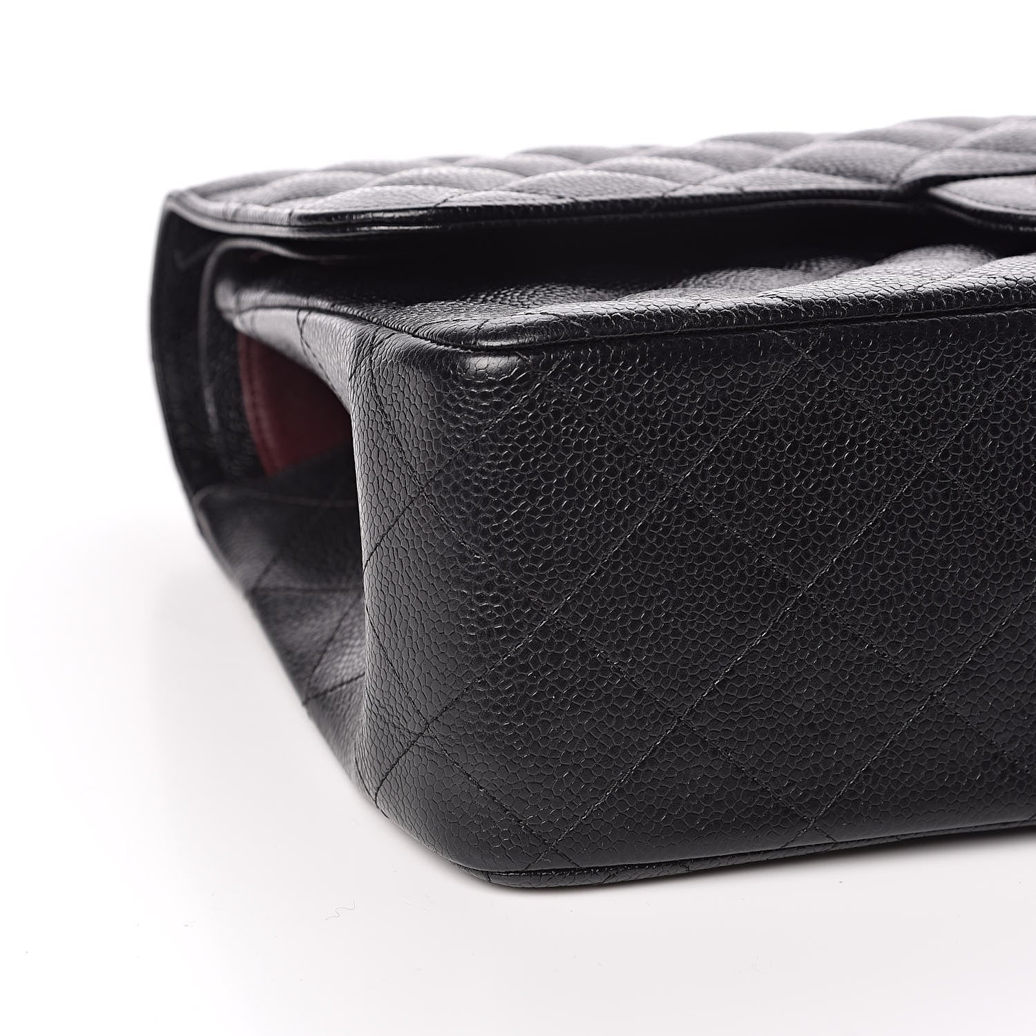 Chanel Caviar Quilted Jumbo Double Flap Black 8 of 11