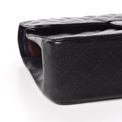 Chanel Caviar Quilted Jumbo Double Flap Black 8 of 11