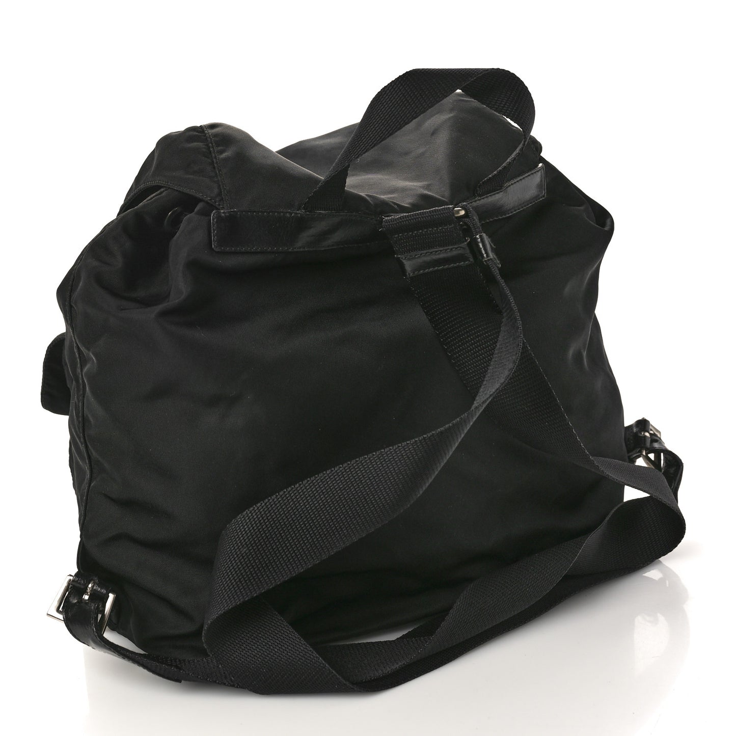 Tessuto Nylon Vela Medium Backpack Black