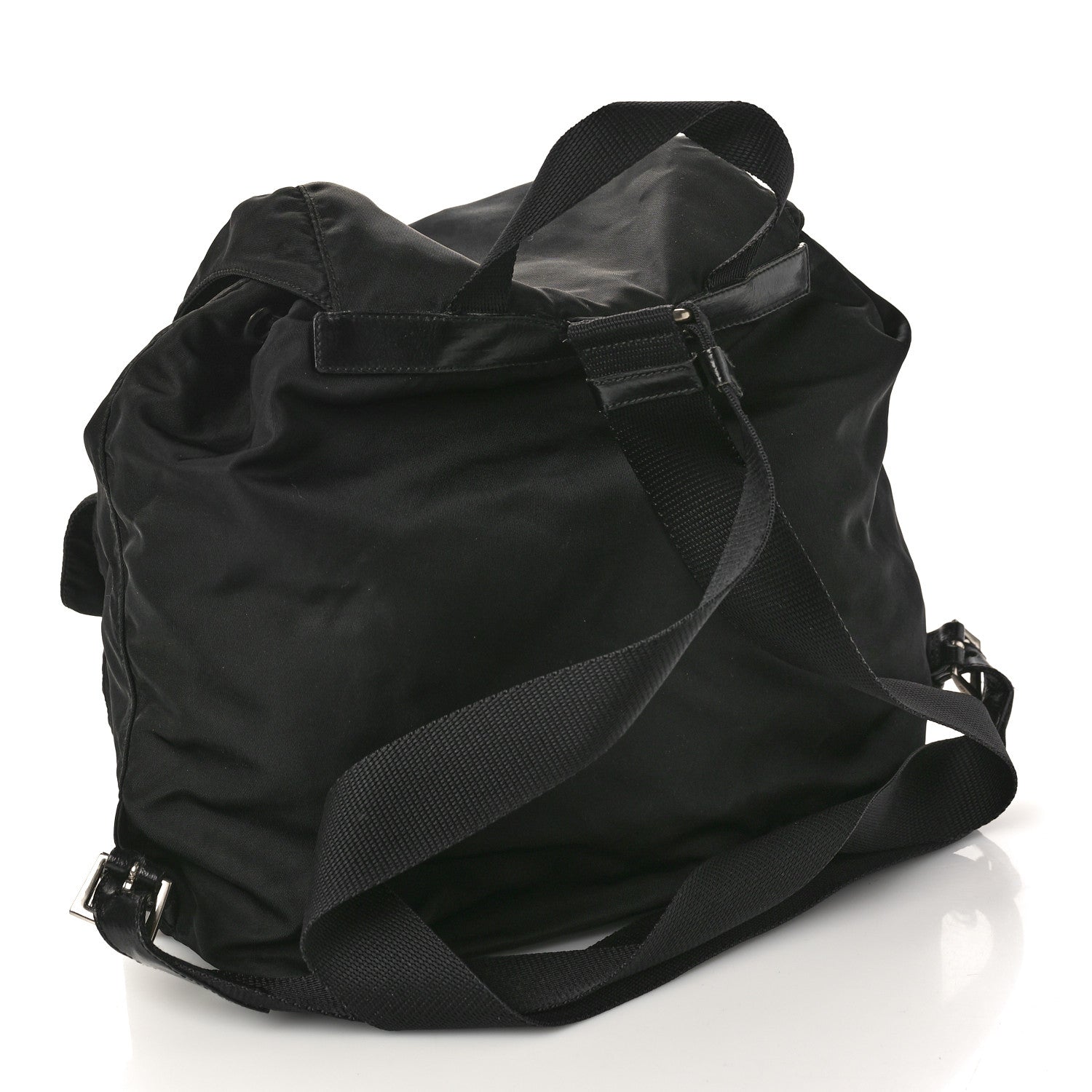 Prada Tessuto Nylon Vela Medium Backpack Black 2 of 13