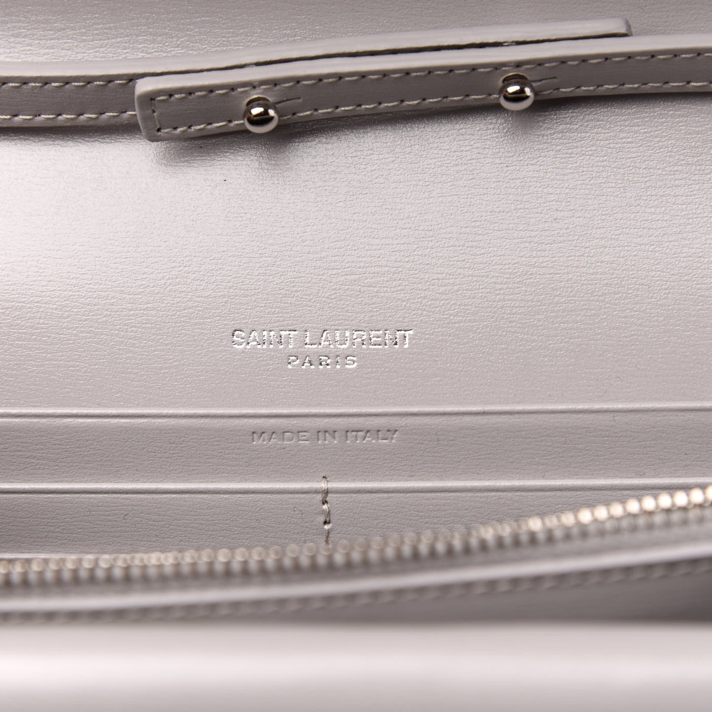 Smooth Calfskin Sulpice Monogram Chain Wallet Light Natural