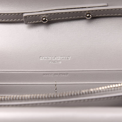 Saint Laurent Smooth Calfskin Sulpice Monogram Chain Wallet Light Natural 6 of 10