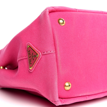 Prada Canapa Small Logo Tote Fuxia 12 of 15