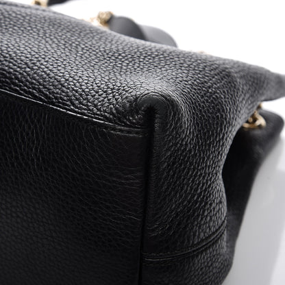 Gucci Pebbled Calfskin Medium Soho Chain Shoulder Bag Black 13 of 16