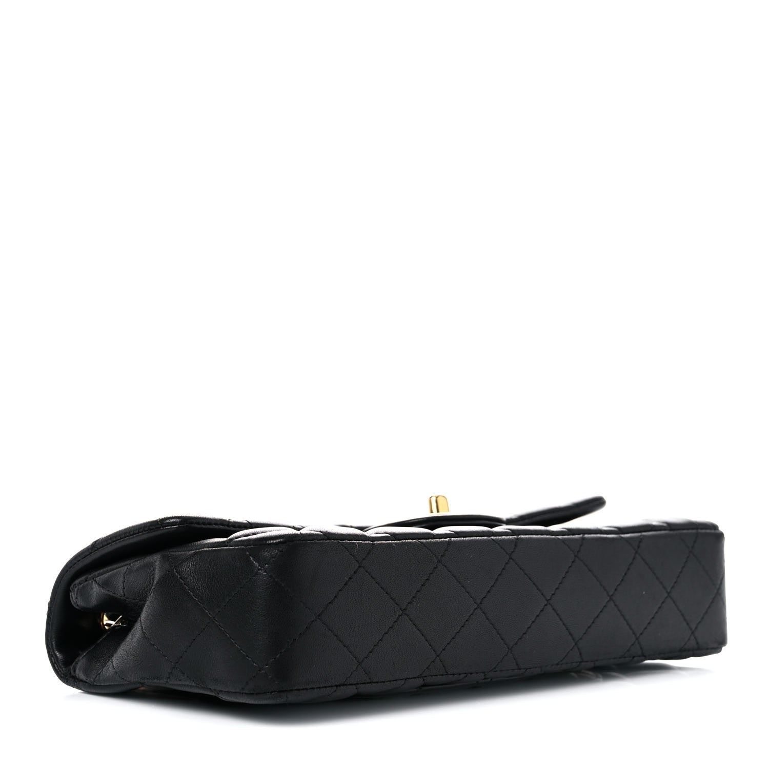 Chanel Lambskin Quilted East West Flap Black 4 of 14