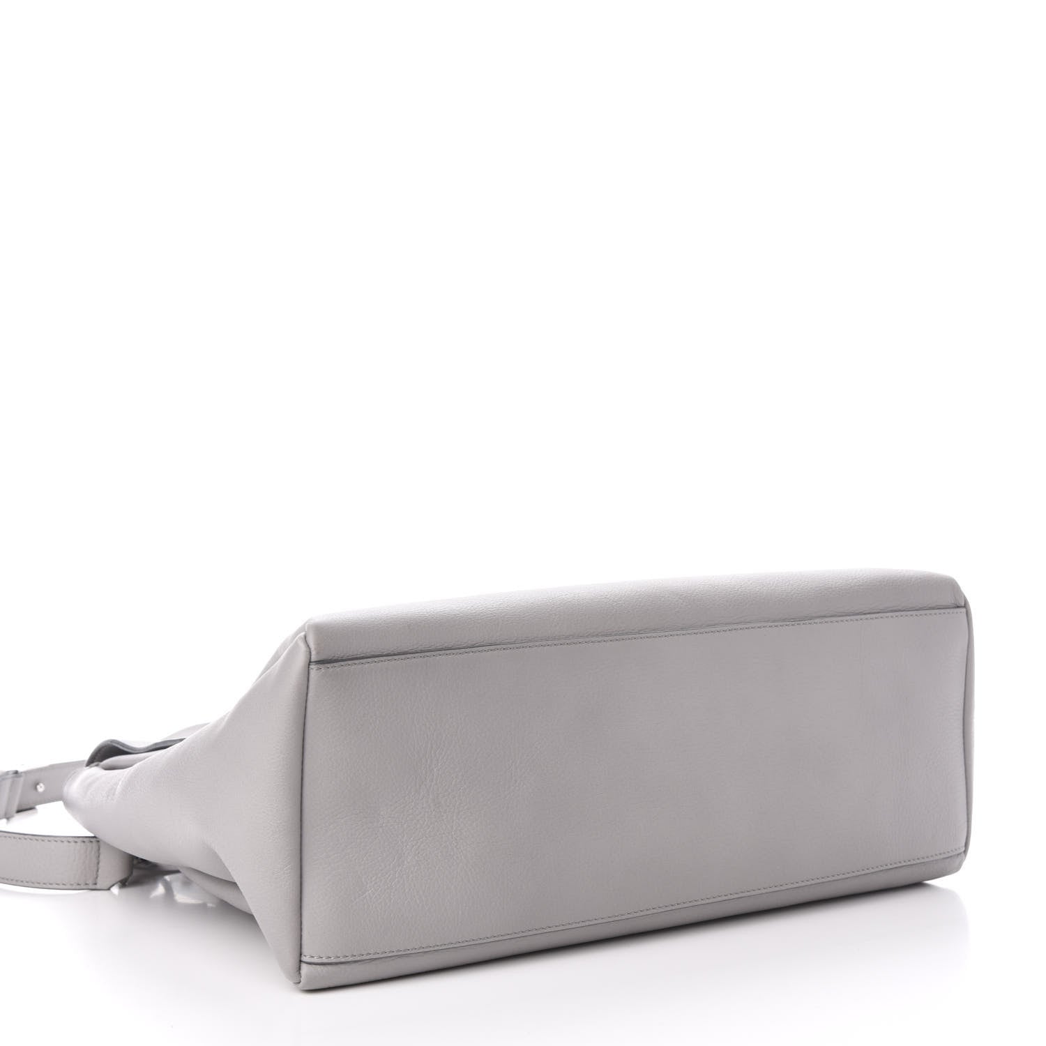 Givenchy Grained Calfskin Medium Pandora Pure Flap Bag Pearl Grey 4 of 12