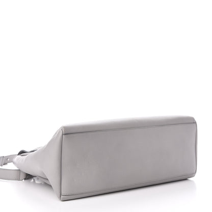 Givenchy Grained Calfskin Medium Pandora Pure Flap Bag Pearl Grey 4 of 12