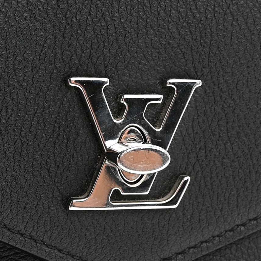 Soft Calfskin My Lockme Pochette Black