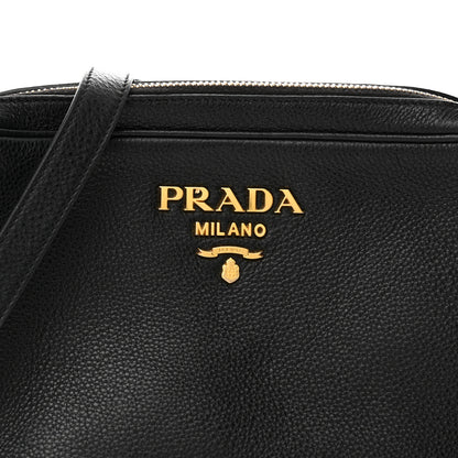 Prada Vitello Phenix Camera Bag Black 8 of 10